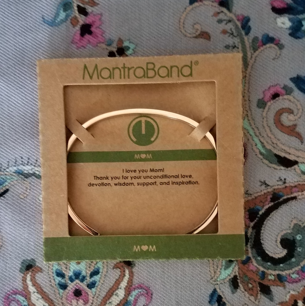 Rose Gold "M🖤M" MantraBand Bracelet